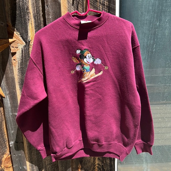 Vintage Mickey Embroidered Crewneck - Picture 1 of 4
